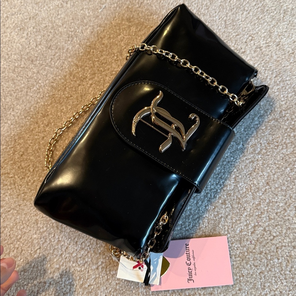 Juicy couture Black Chain Shoulder Bag